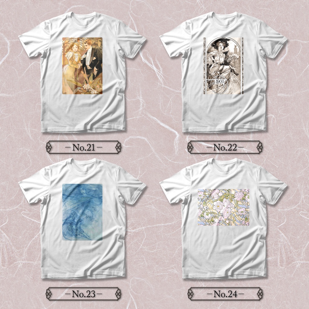 【全24種類】ミュシャ|Tシャツ 《レディース/メンズ》