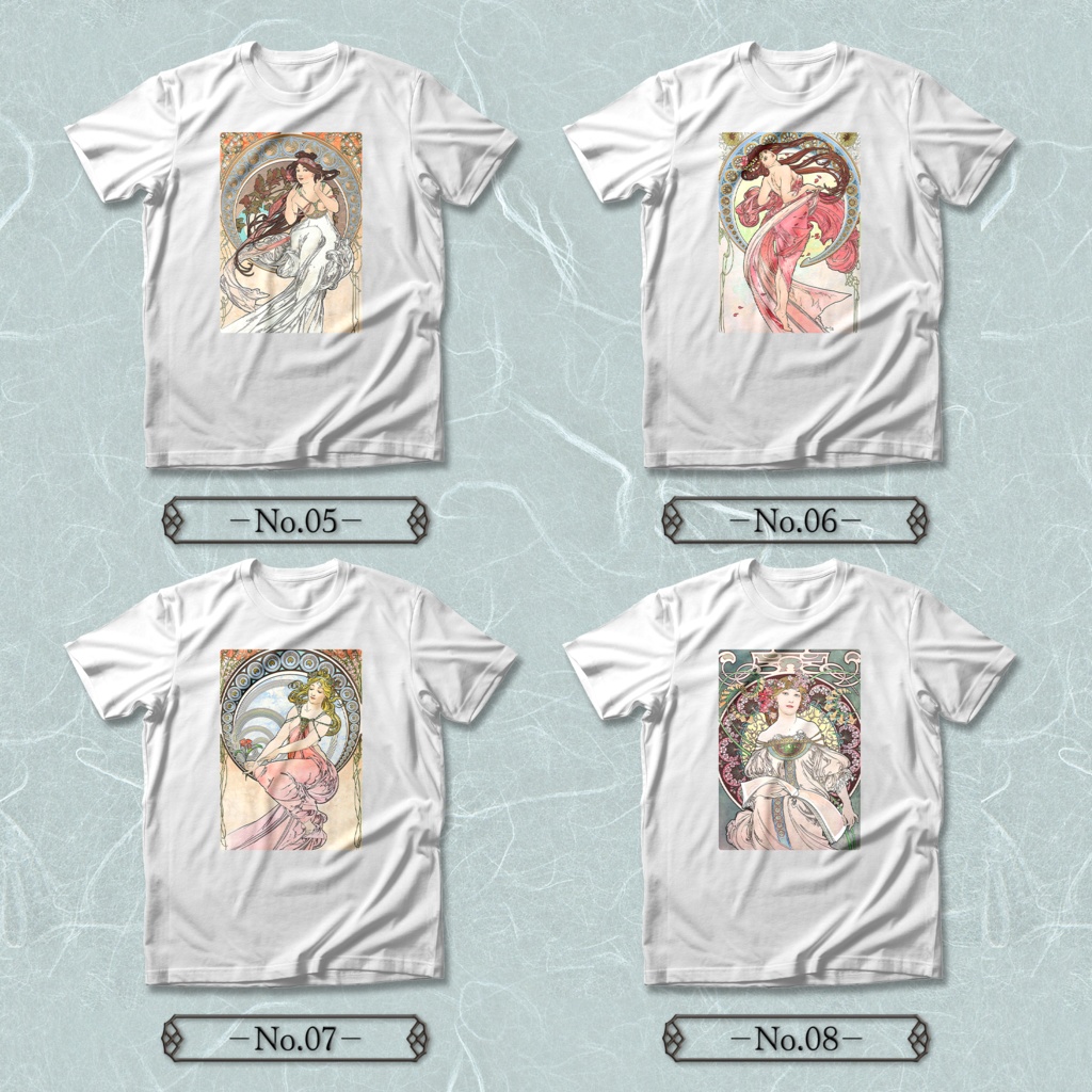 【全24種類】ミュシャ|Tシャツ 《レディース/メンズ》