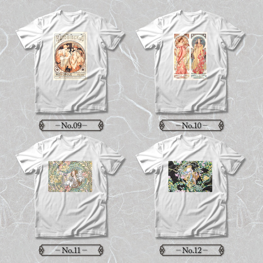 【全24種類】ミュシャ|Tシャツ 《レディース/メンズ》