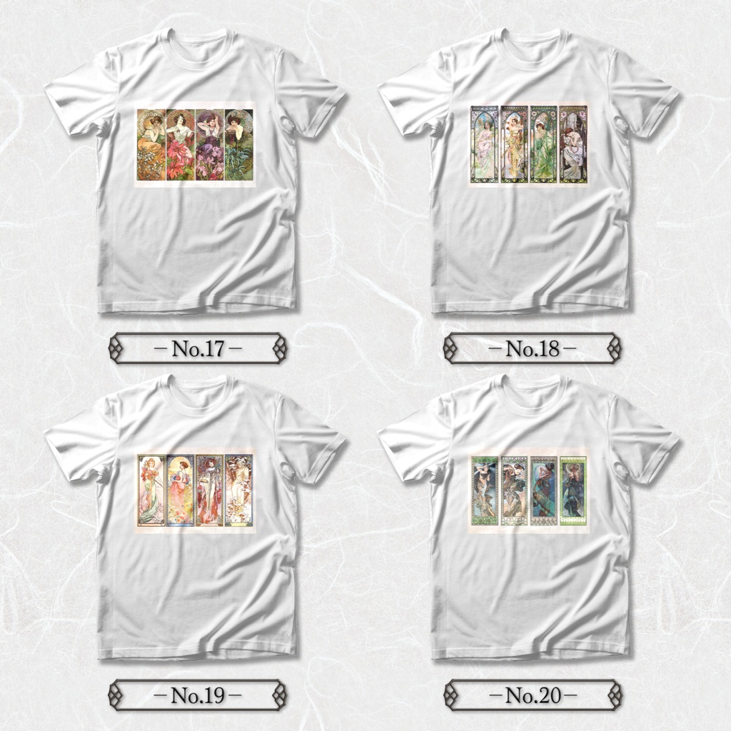 【全24種類】ミュシャ|Tシャツ 《レディース/メンズ》