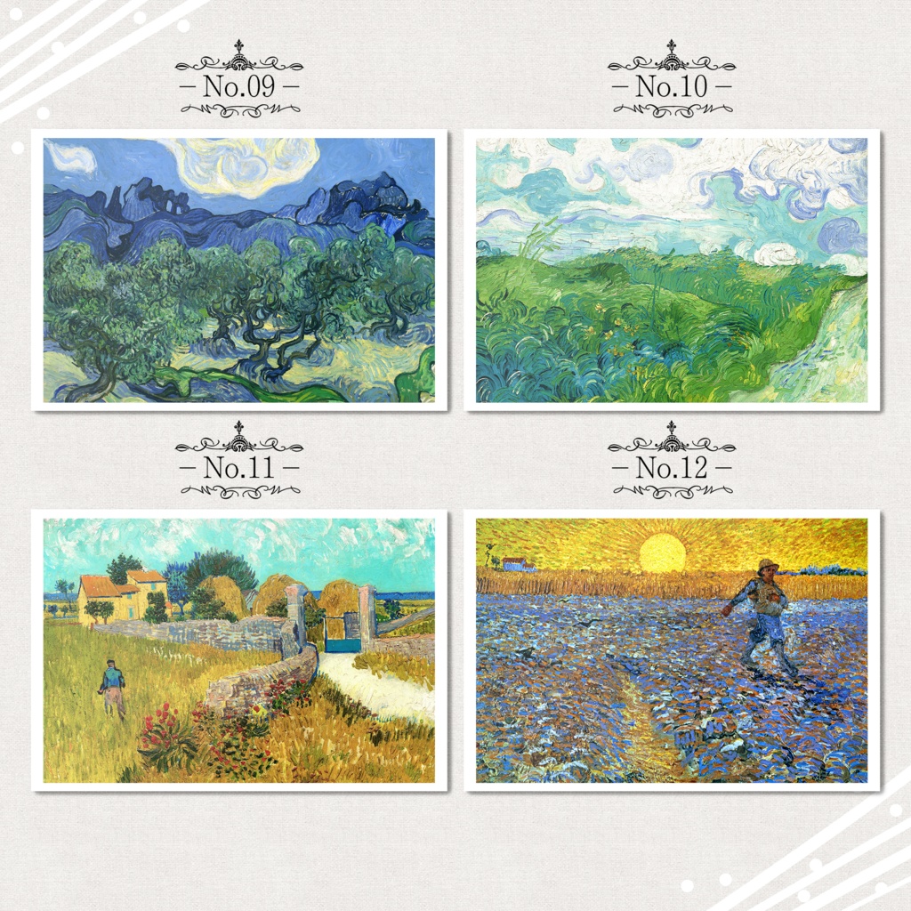 ゴッホ『ポストカード|01』(12枚セット)