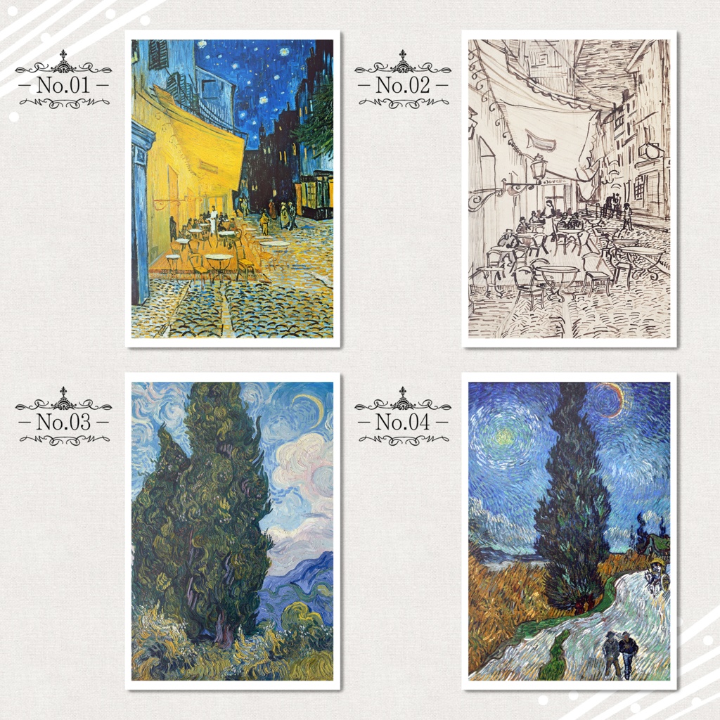 ゴッホ『ポストカード|01』(12枚セット)