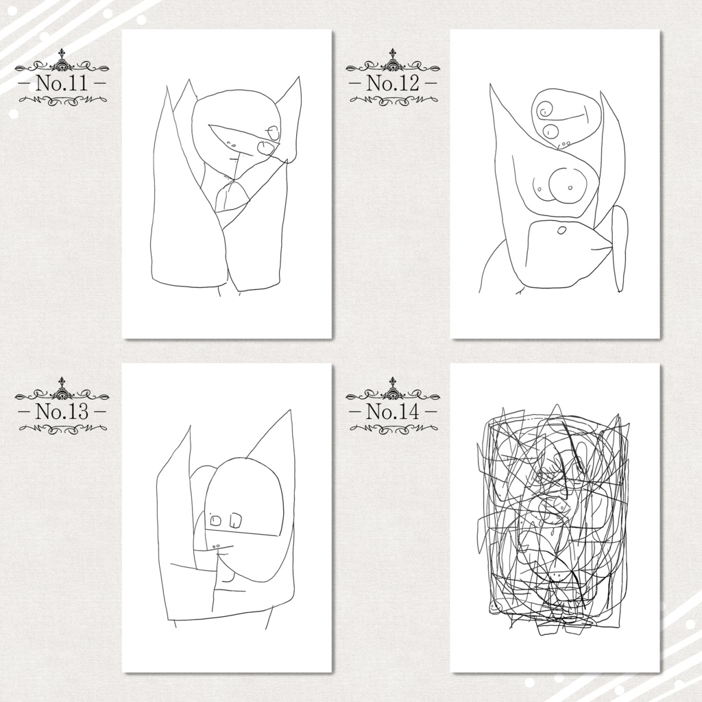 パウル・クレー の天使たち『ポストカード』(16枚セット)