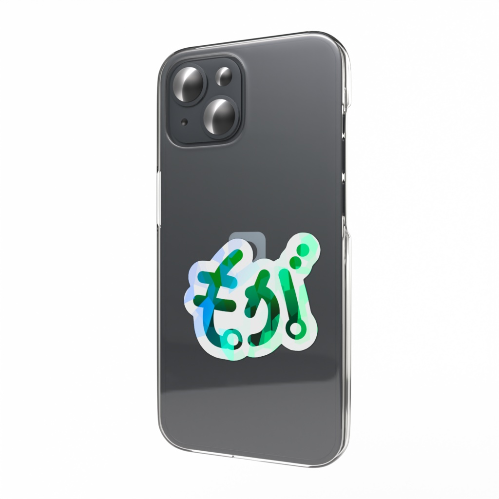 【ホログラム】もがステッカー(小さめ)