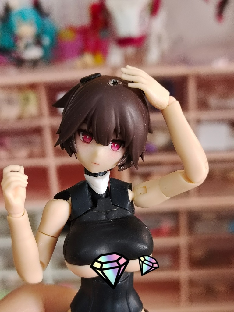 【閃刀姫-ロゼ】メガミデバイス フェイスパーツ 完成品