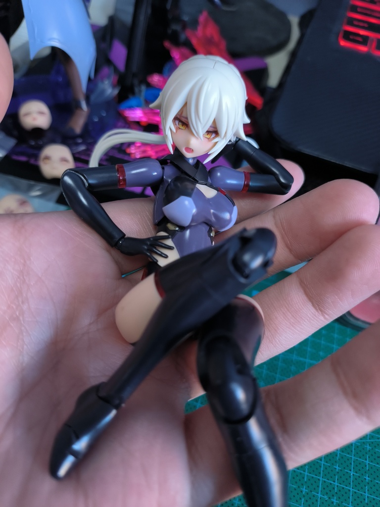 【皇巫 スサノヲ 蒼炎】メガミデバイス フェイスパーツ 完成品