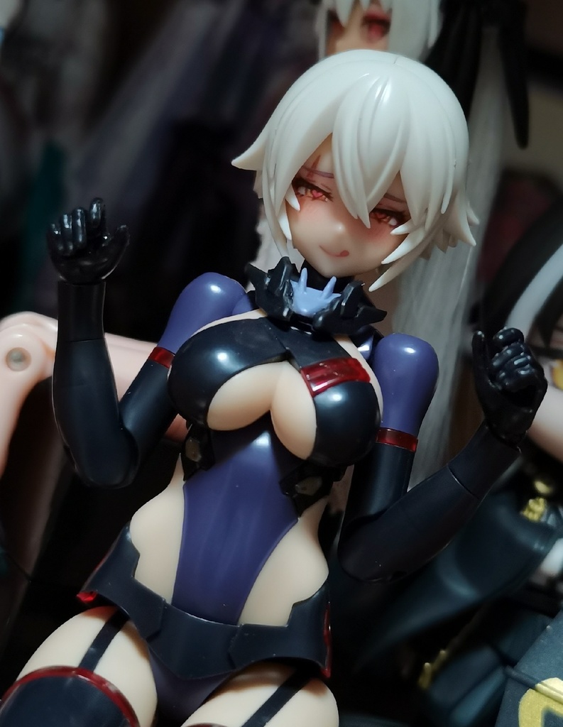 【皇巫 スサノヲ 蒼炎】メガミデバイス フェイスパーツ 完成品