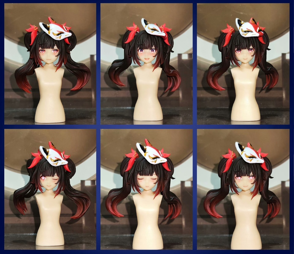 【花火】メガミデバイス フェイスパーツ 完成品