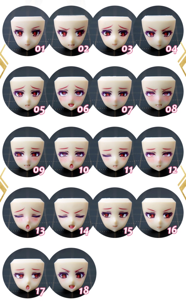 【ドゥルガー】フェイスパーツ 完成品