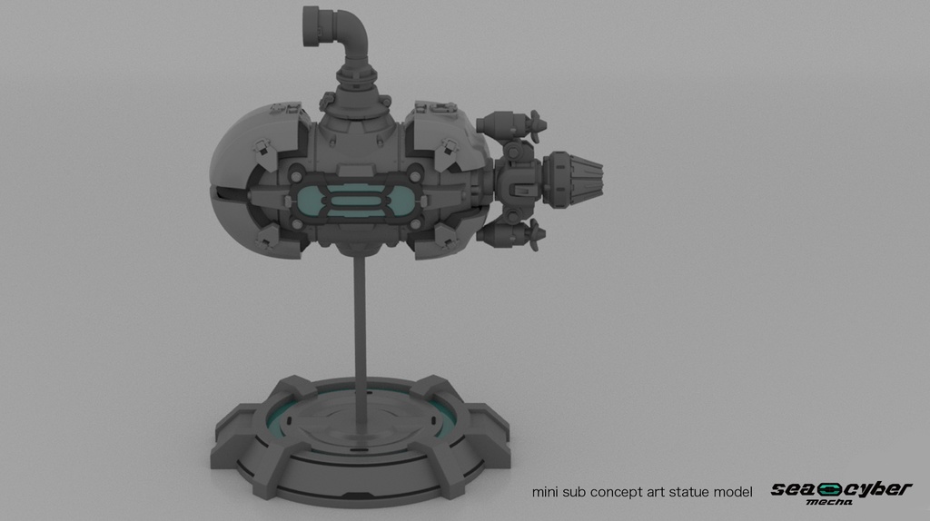 MINI SUB  3Dプリンタ製ガレージキット