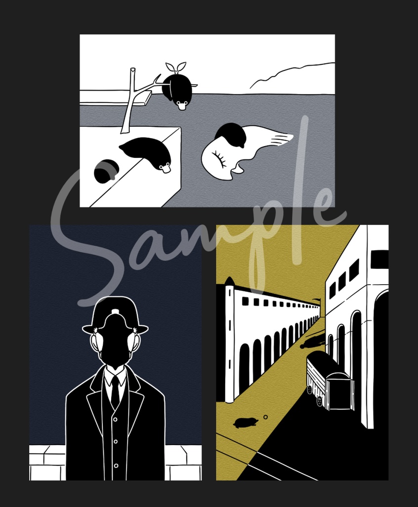 シュルレアリスム×ニフラー ポストカードセット