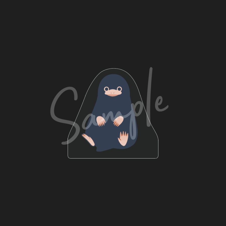 お座りニフラー ミニアクリルスタンド