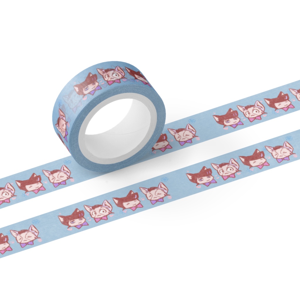 仗億にゃんマスキングテープ