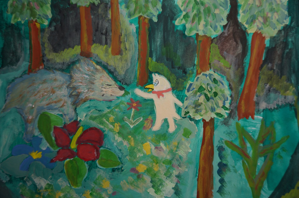 ヨルバと冒険缶バッジ