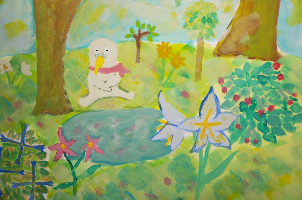 ヨルバとのんびりトートバッグ