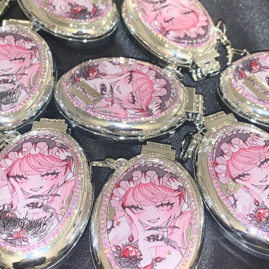 コンパクトミラーコーム