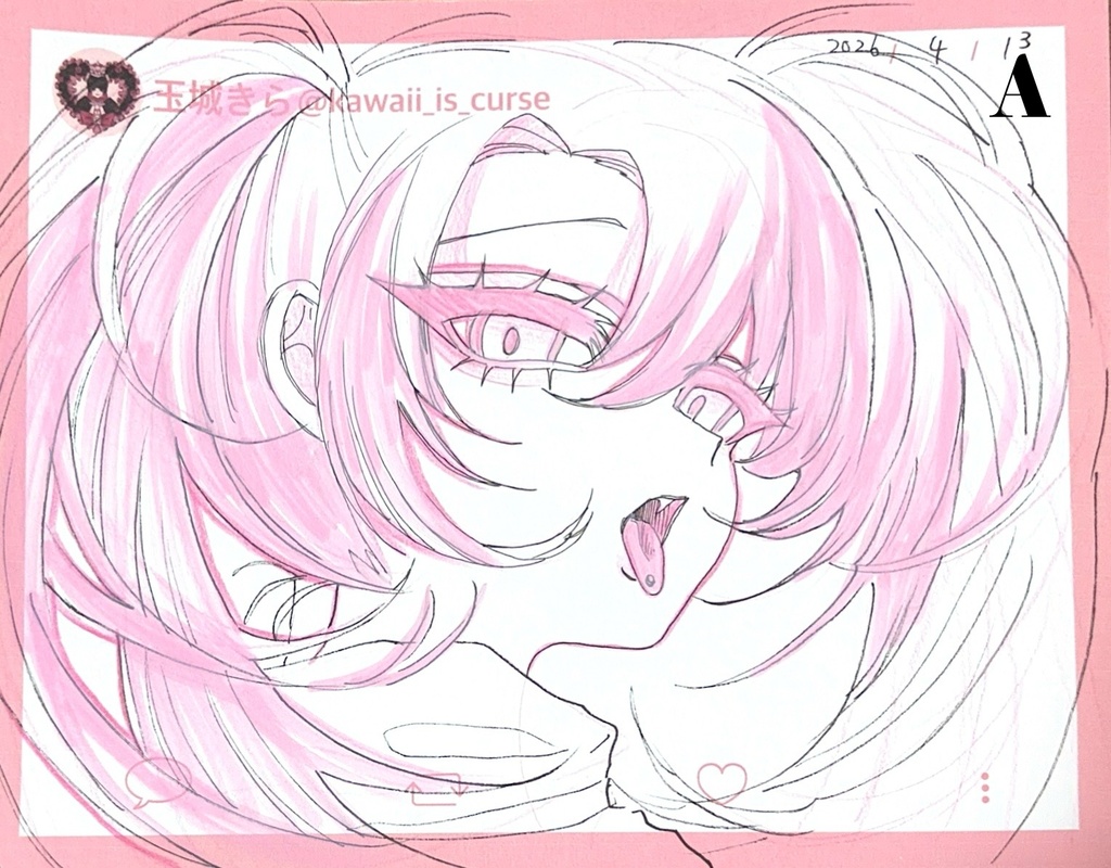 A5サイズ原画(A〜E)