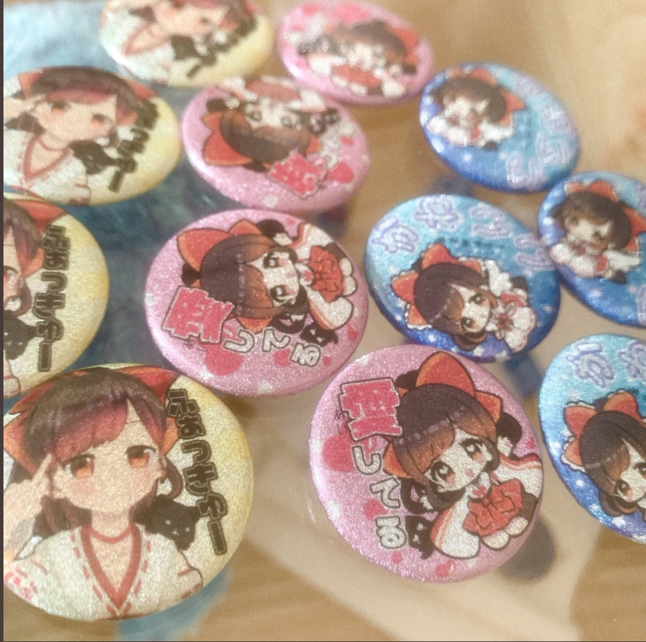 みこぷち缶バッジ各種