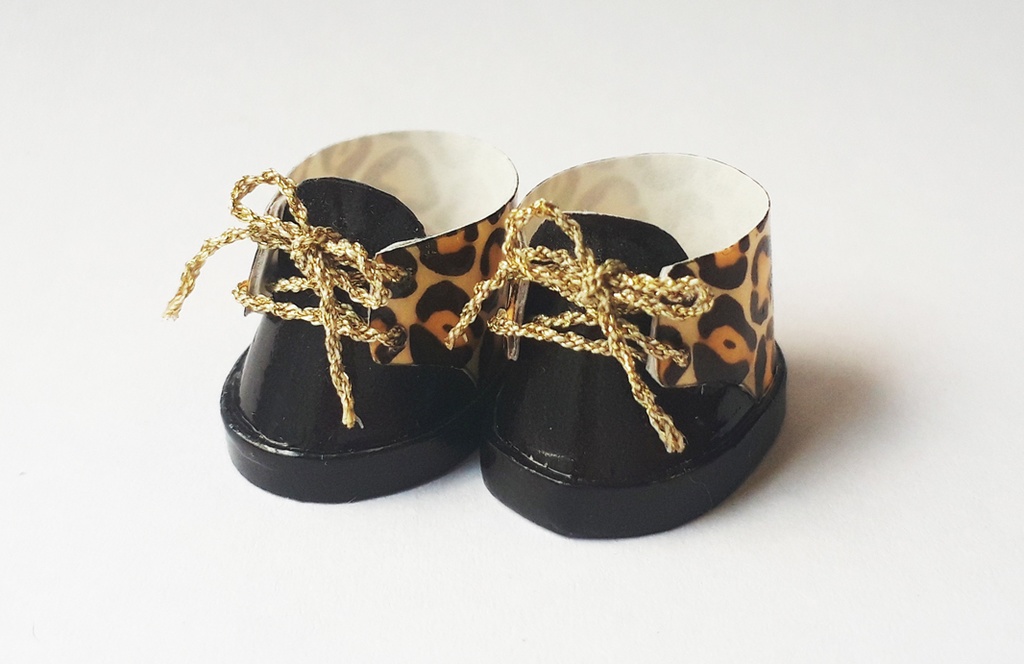 【無料】紙のぬい靴 作り方 靴ひも有り【アレンジ自由】