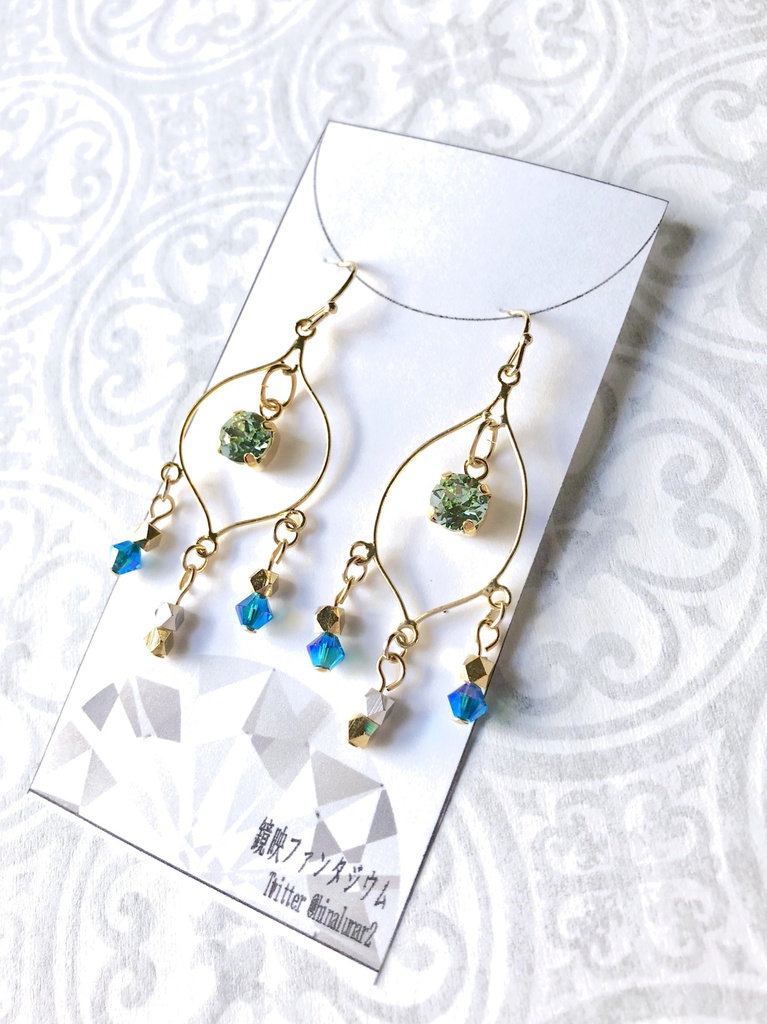 宝石の国イメージアクセサリー フォスフォフィライト B ピアス/イヤリング