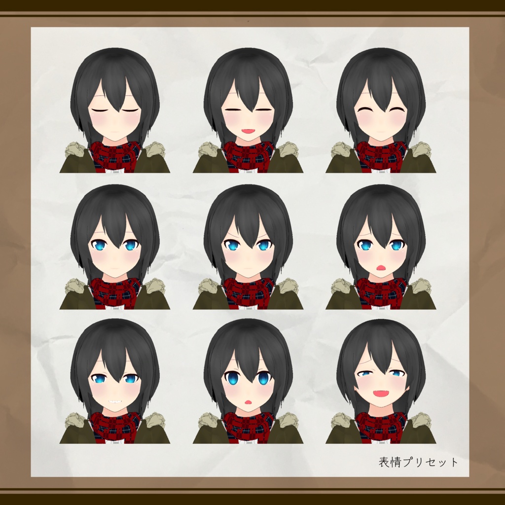 オリジナル3Dモデル『エトランゼ』