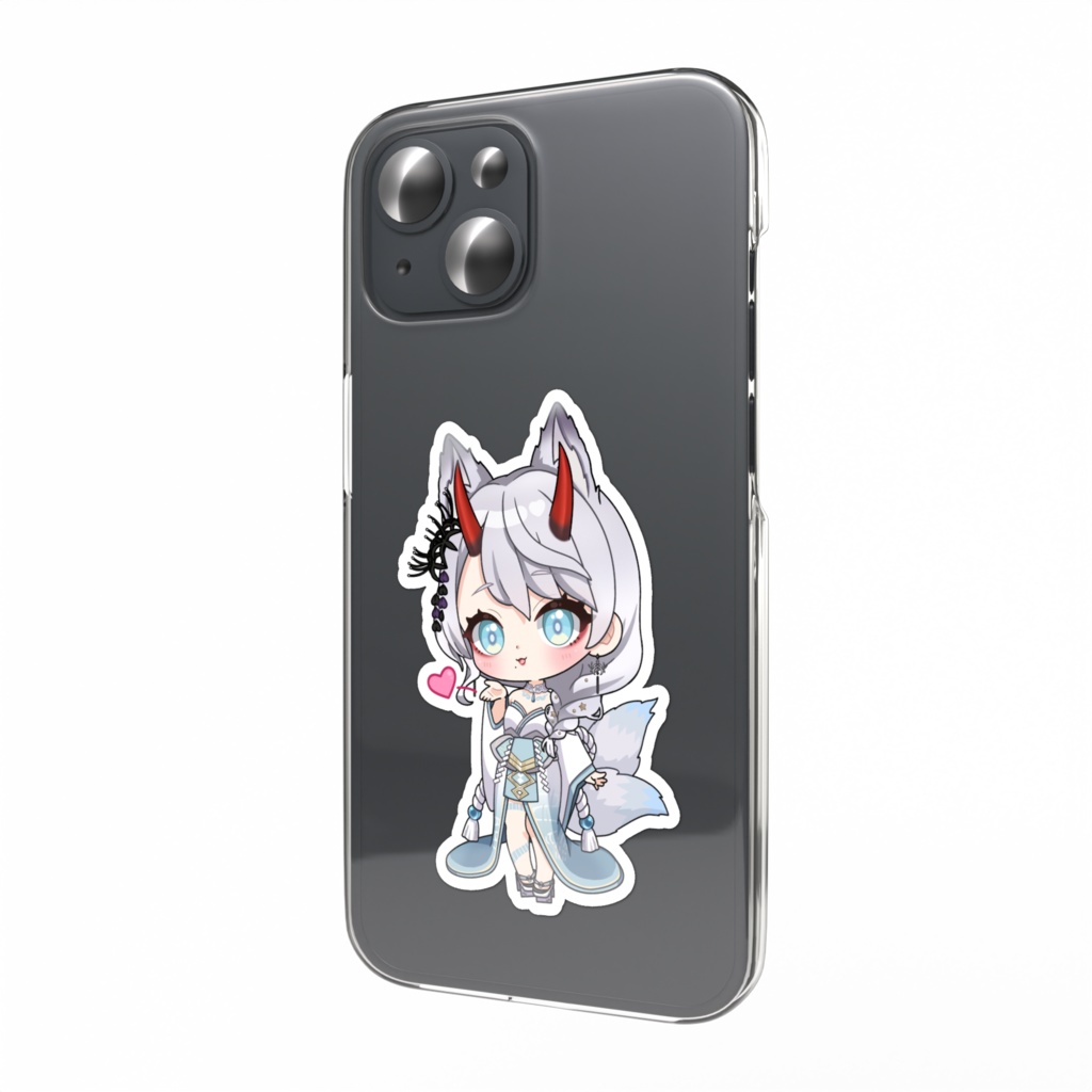 投げキッス♡ぼすめろスマホステッカー