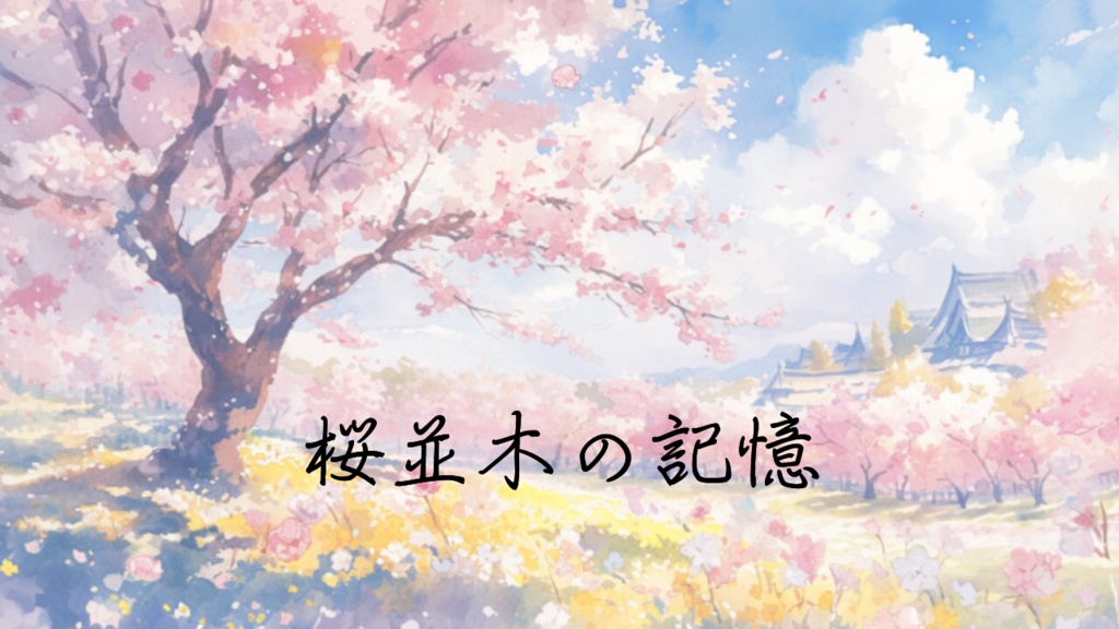 桜並木の記憶