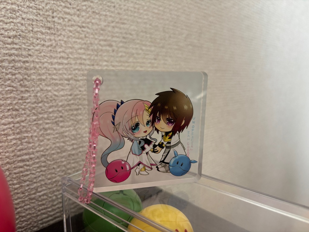 キララク アクリルブロックキーホルダー