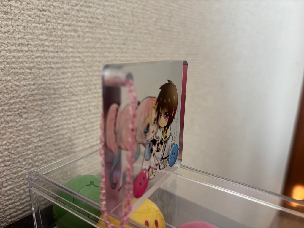 キララク アクリルブロックキーホルダー