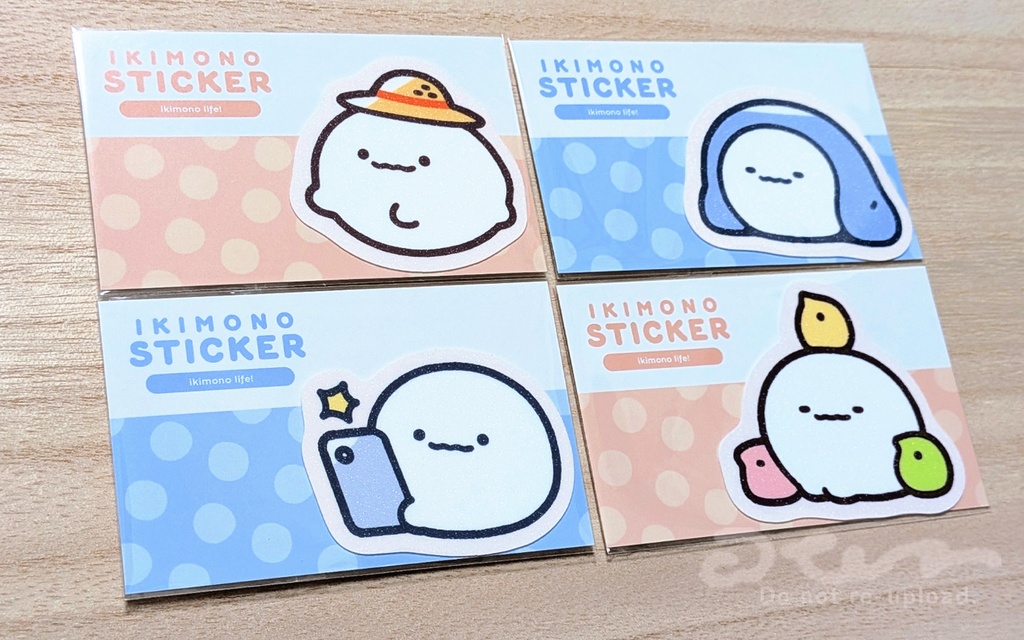 ステッカー(いきもの生活)