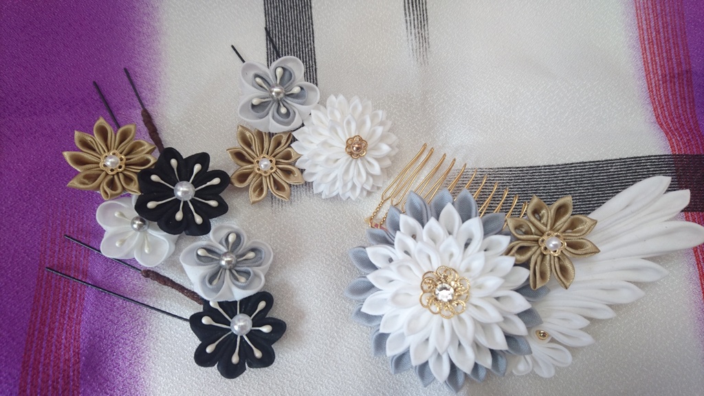 鶴丸モデル つまみ細工