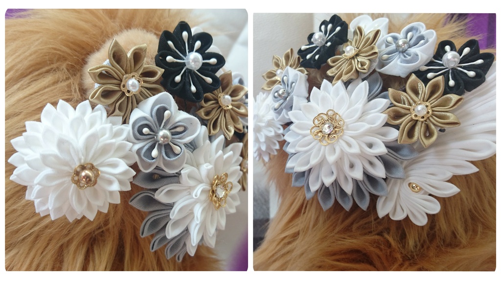 鶴丸モデル つまみ細工