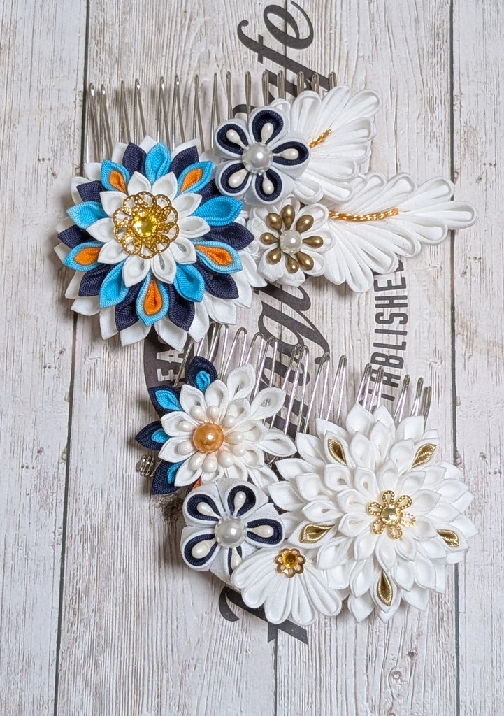 【山姥切国広】つまみ細工コームセット