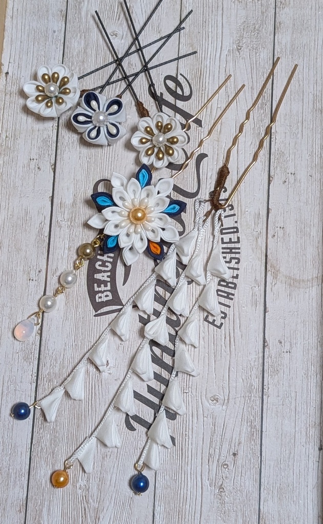 【山姥切国広】つまみ細工コームセット