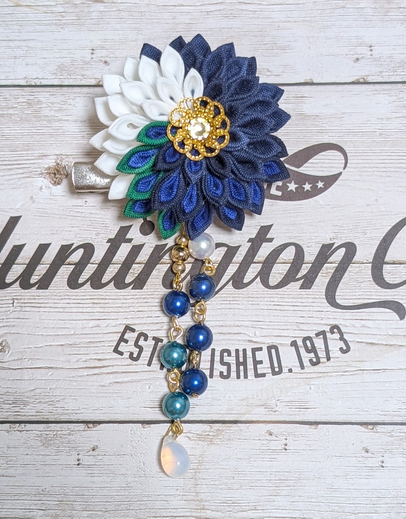 【夜半組】つまみ細工2wayピン