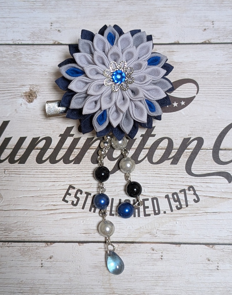 【夜半組】つまみ細工2wayピン