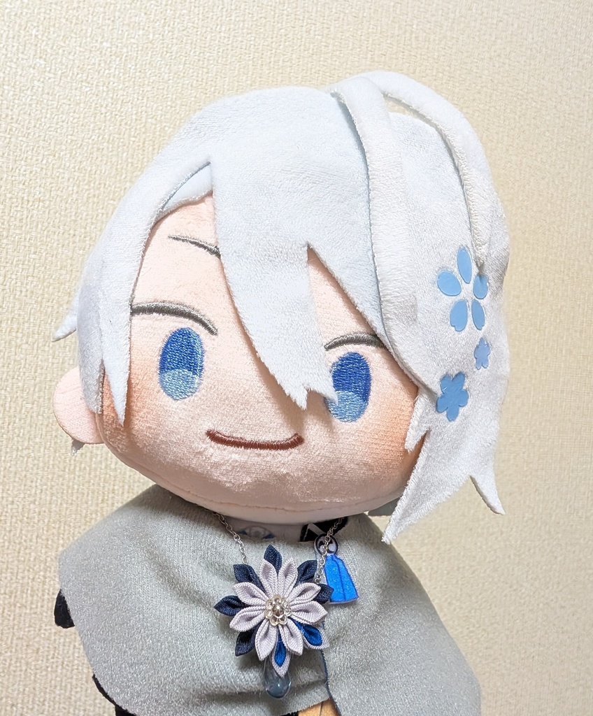 【つまみ細工】ぬいぐるみ用アクセサリー