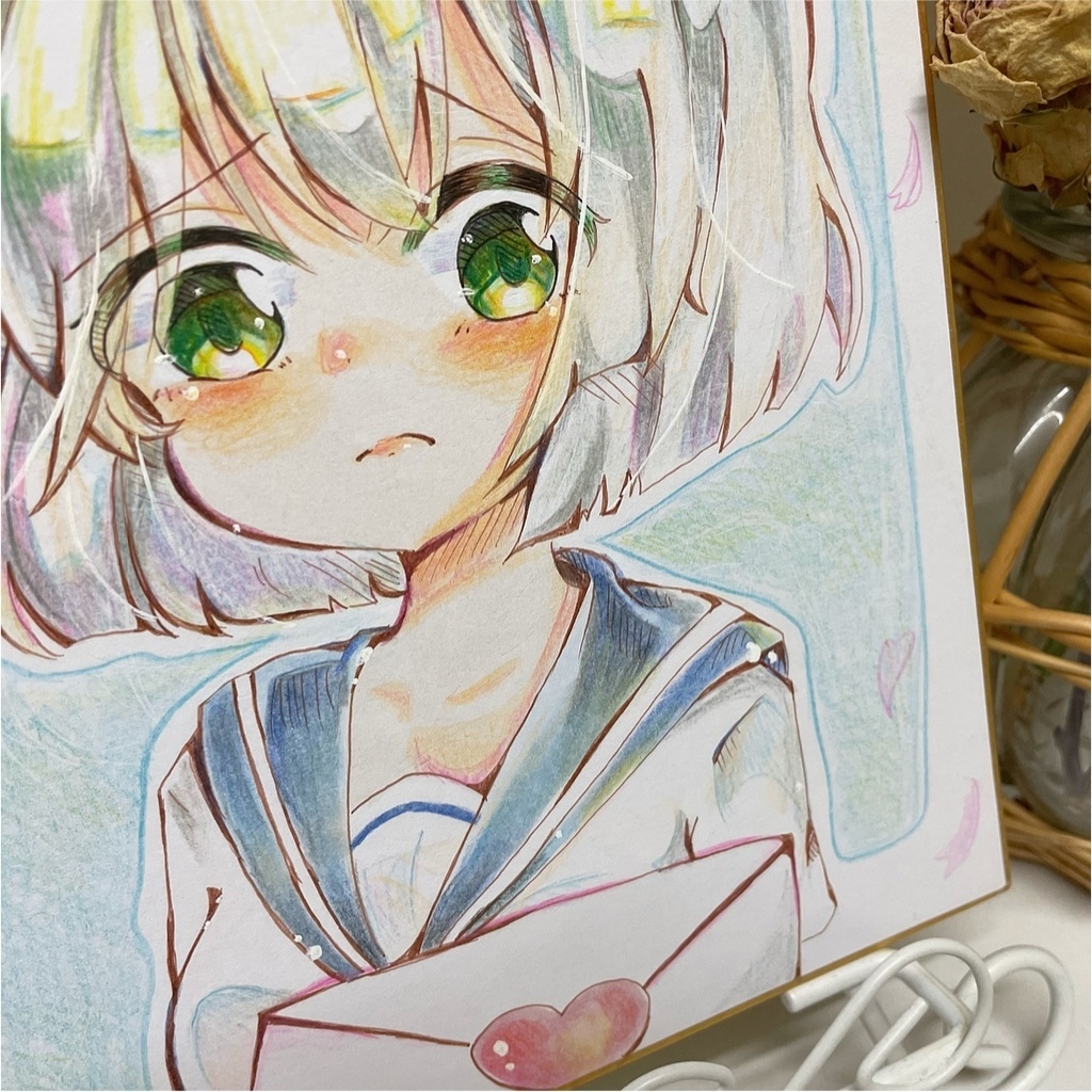 妖夢 魂魄妖夢 コピック イラスト 手描きイラスト 色紙