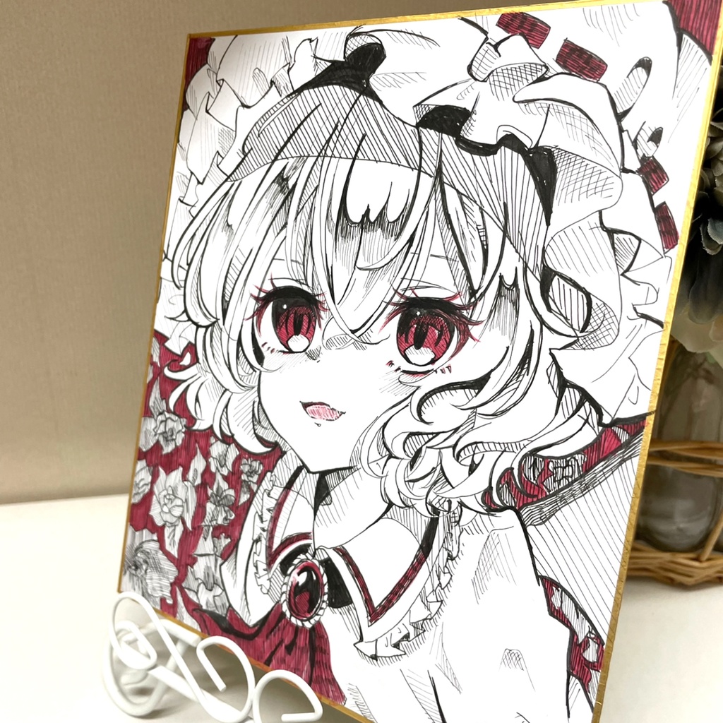 レミリア イラスト レミリア・スカーレット 原画 手描きイラスト イラスト