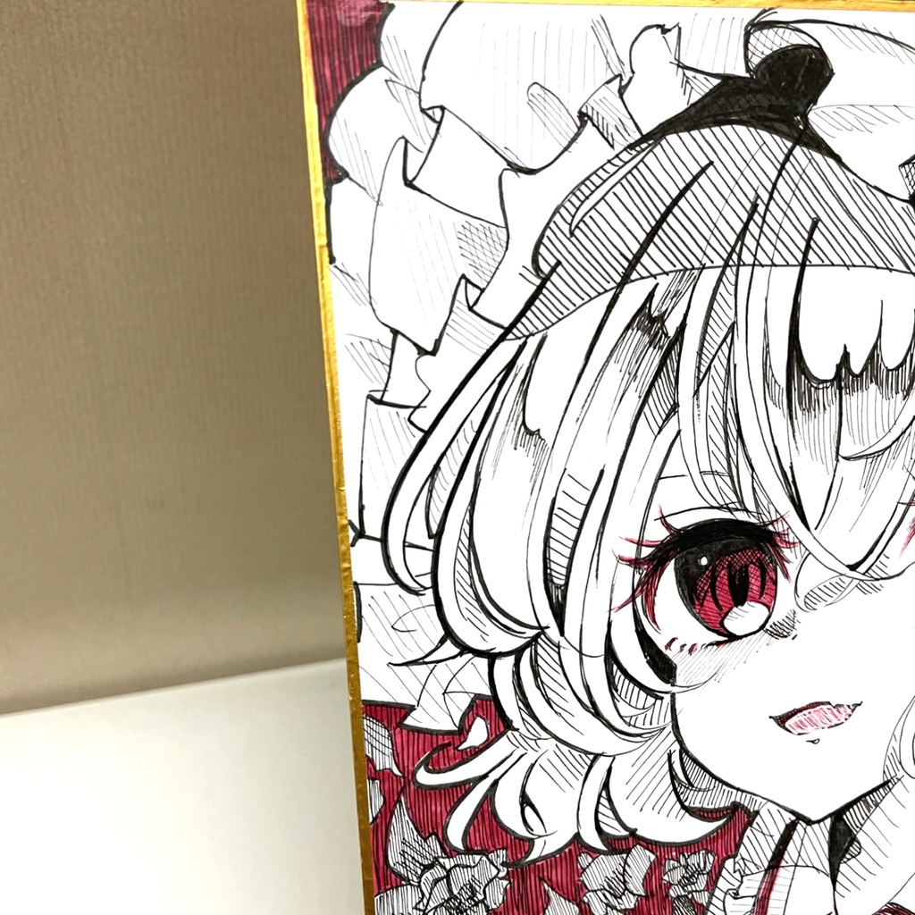 レミリア イラスト レミリア・スカーレット 原画 手描きイラスト イラスト