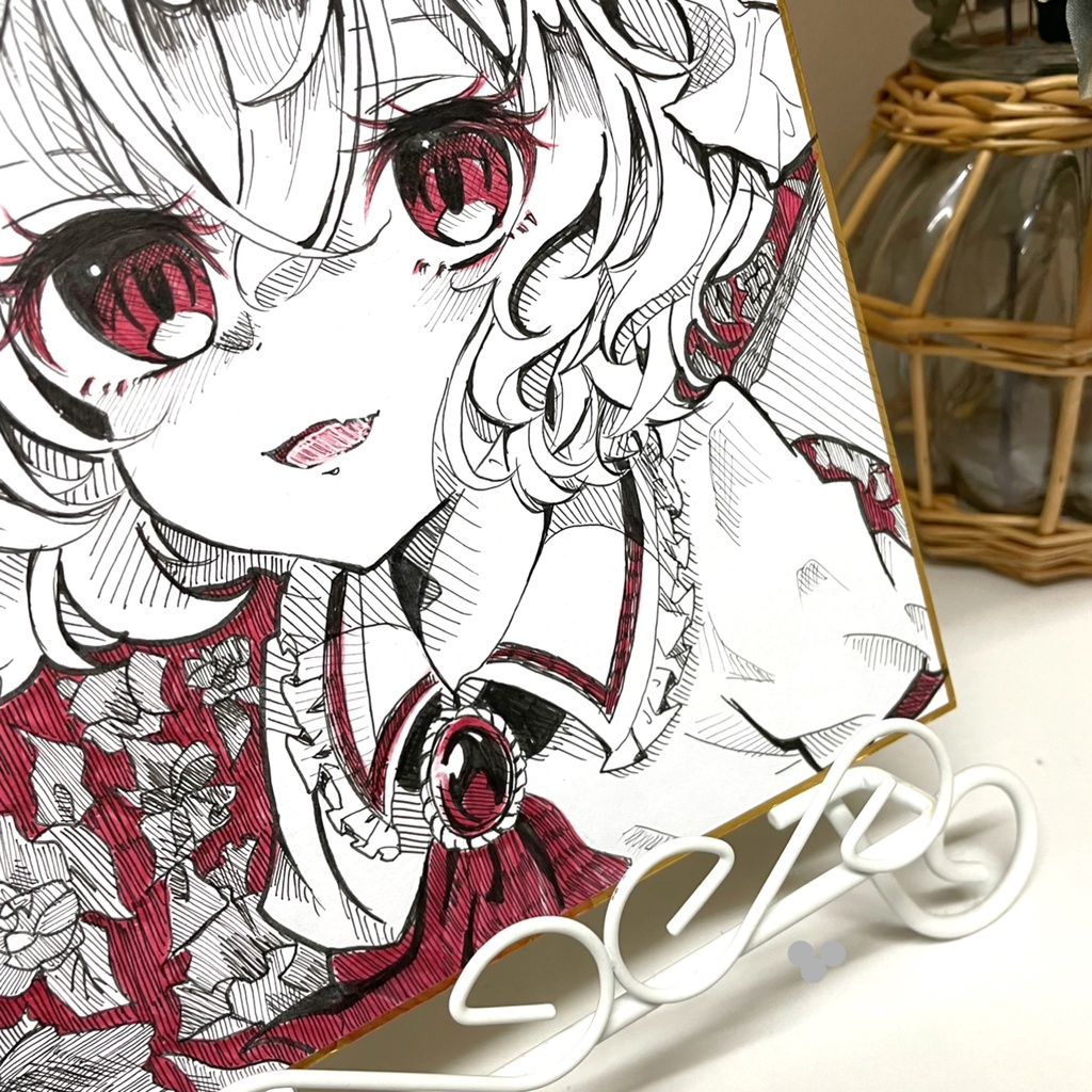 レミリア イラスト レミリア・スカーレット 原画 手描きイラスト イラスト