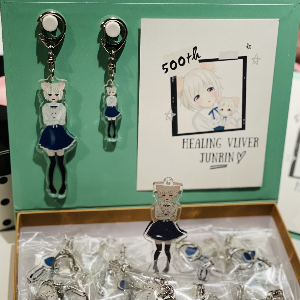 じゅんりん🍀💗アクリルキ-ホルダー