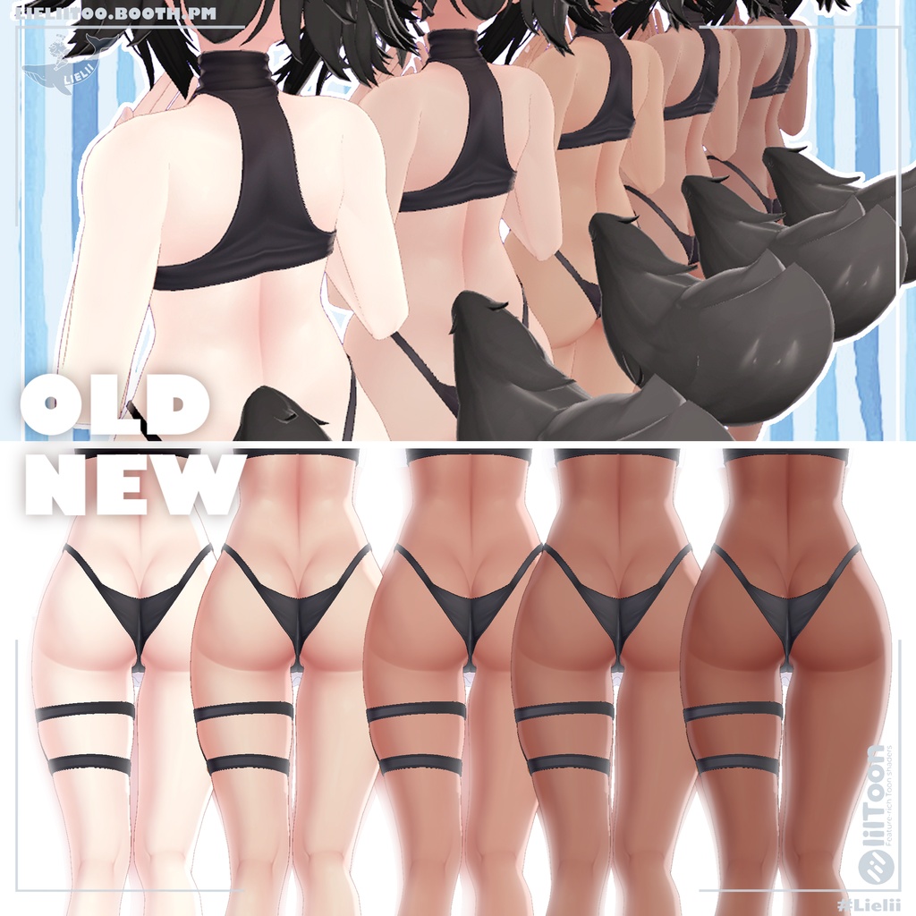 肌の質感 Natural Skin ~ 「竜胆」Rindo v1.1