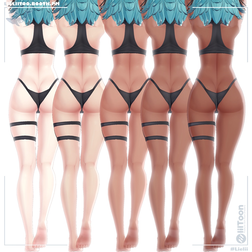 肌の質感 Natural Skin ~ 「竜胆」Rindo v1.1