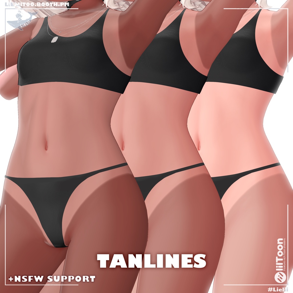 「真央-mao」 ~ Natural Skin 肌の質感 + Tanlines 日焼け跡