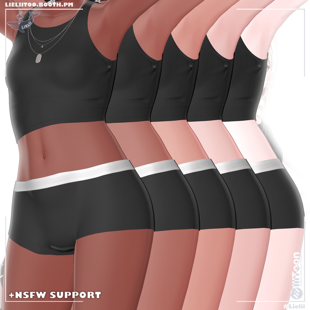 「真央-mao」 ~ Natural Skin 肌の質感 + Tanlines 日焼け跡