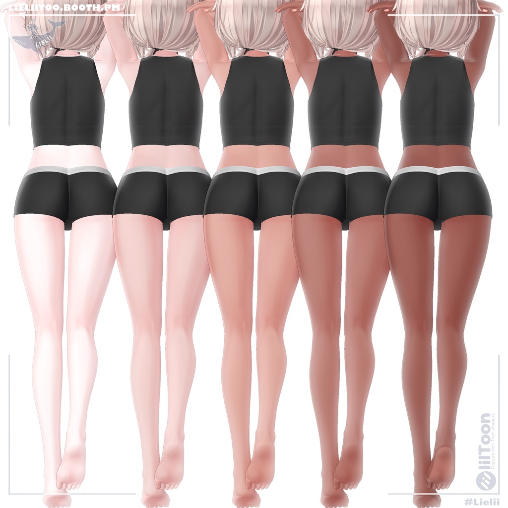 「真央-mao」 ~ Natural Skin 肌の質感 + Tanlines 日焼け跡