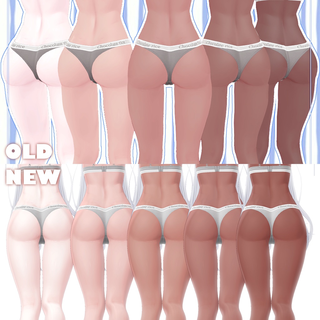 「Sio / しお」 ~ Natural Skin 肌の質感 + Tanlines 日焼け跡 v2.1