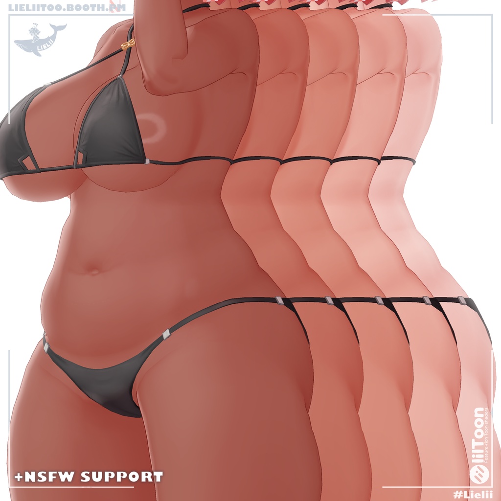 「ichigo~イチゴ」 ~ Natural Skin 肌の質感 + Tanlines 日焼け跡