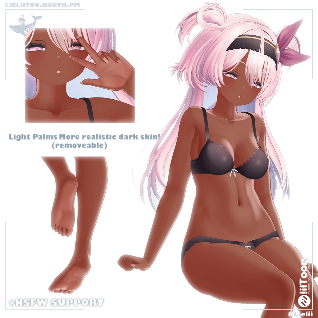 「Selestia セレスティア」 ~ Natural Skin 肌の質感 + Tanlines 日焼け跡 v1.1